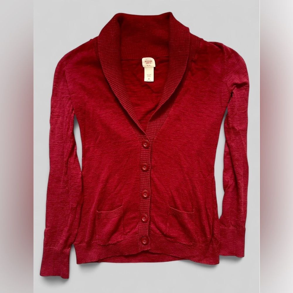 Mossimo Supply Co. Women's Deep Red Cardigan - Picture 6 of 7